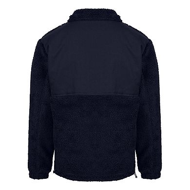 Front Row Mens Sherpa Fleece Jacket
