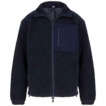 Front Row Mens Sherpa Fleece Jacket