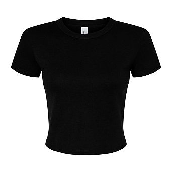 Bella + Canvas Womens/Ladies Micro-Rib Crop Top