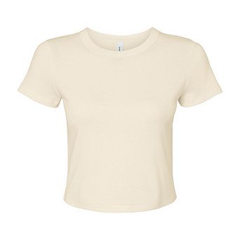 Bella + Canvas Womens/Ladies Micro-Rib Crop Top
