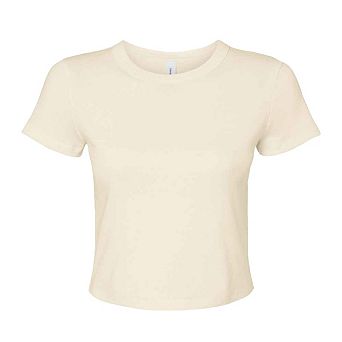 Bella + Canvas Womens/Ladies Micro-Rib Crop Top