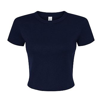 Bella + Canvas Womens/Ladies Micro-Rib Crop Top