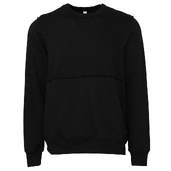 Bella + Canvas Unisex Adult Raw Seam Pullover