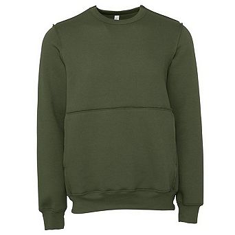 Bella + Canvas Unisex Adult Raw Seam Pullover