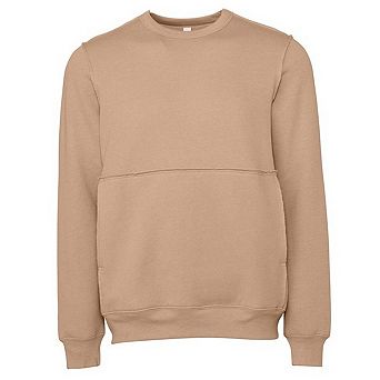 Bella + Canvas Unisex Adult Raw Seam Pullover