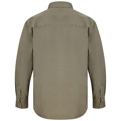 Front Row Mens Cotton Drill Overshirt
