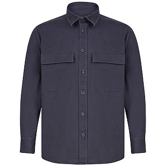 Front Row Mens Cotton Drill Overshirt