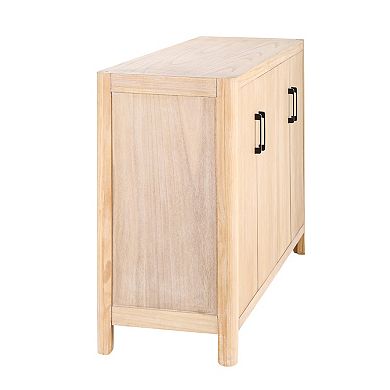 Farmhouse Storage Cabinet with Soft-Close Doors and Adjustable Shelves by Christopher Knight Home