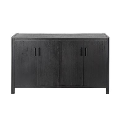 Farmhouse Storage Cabinet with Soft-Close Doors and Adjustable Shelves by Christopher Knight Home