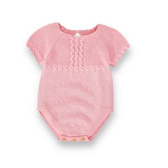 Baby Girls Spring Knit Romper
