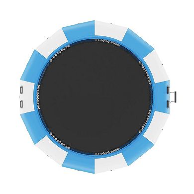 15-Foot Inflatable Water Trampoline with Pump and Ladder