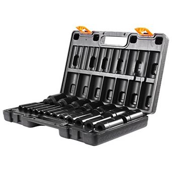 19 pc Drive Impact Socket Set with Case for Trucks and RVs