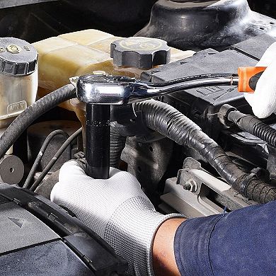 19-Piece Drive Impact Socket Set with Case for Trucks and RVs