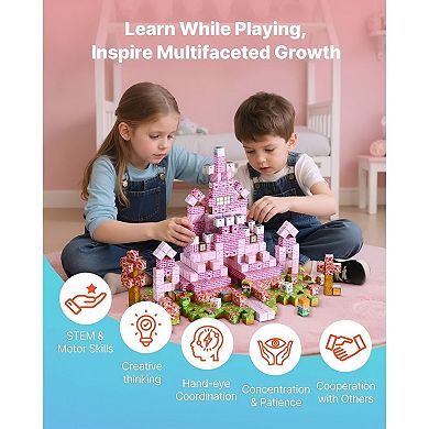100-Piece Kids Magnetic Building Set for STEM, Creativity, and Indoor Play