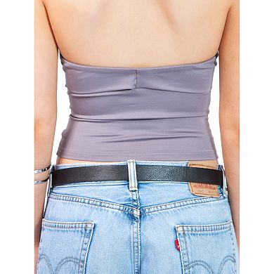 Jess by Meiko Women's Strapless Fitted Seam Top