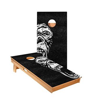 2'x4' Solid Wood Outdoor Cornhole Board Set - Includes (2) Boards & (8) Resin Filled Bags