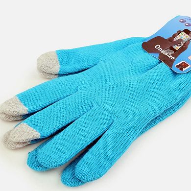 Unisex Winter Knit Gloves Touchscreen Outdoor Windproof Cycling Skiing Warm Gloves