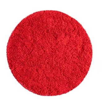 Round Fluffy Shag Area Rug, Soft Plush Carpet for Kids Room
