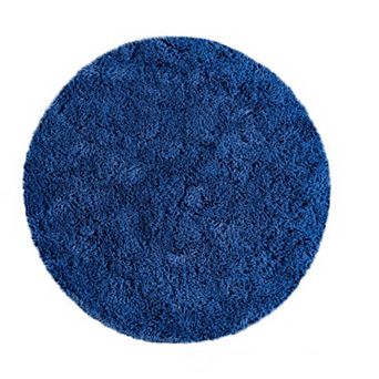 Round Fluffy Shag Area Rug, Soft Plush Carpet for Kids Room