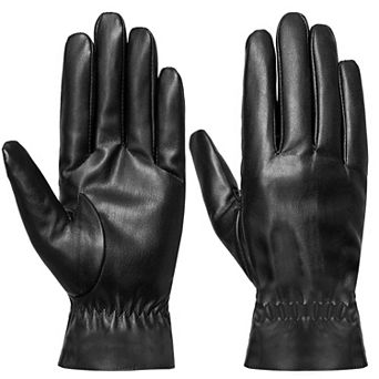Unisex Genuine Leather Motorcycle Gloves Driving Riding Gloves Water Resistant