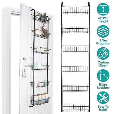 6 Tier Door Pantry Storage Organizer