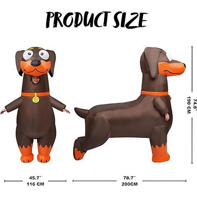 Kids Inflatable Dachshund Halloween Costume
