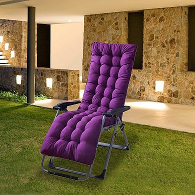 Deck Chair & Recliner Cushion 67x22in Chaise Pad