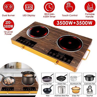 7000W Double Electric Ceramic Stove