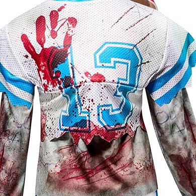 Kids Zombie Football Player Costume Set