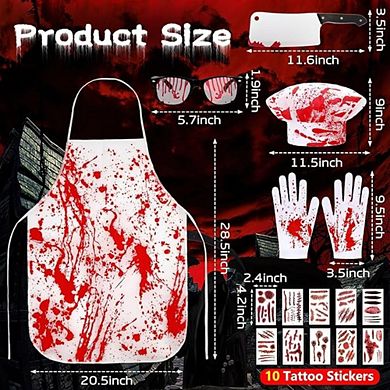 Halloween Butcher Costume Set Party Set