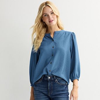 Women's Sonoma Goods For Life® Feminine Button-Up Blouse