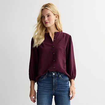 Women's Sonoma Goods For Life® Feminine Button-Up Blouse