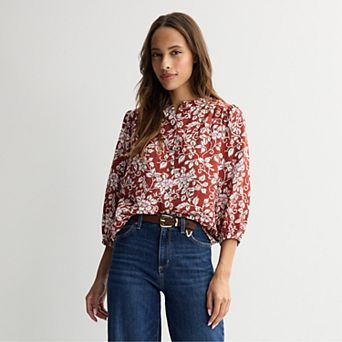 Women's Sonoma Goods For Life® Feminine Button-Up Blouse