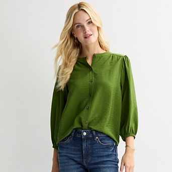 Women's Sonoma Goods For Life® Feminine Button-Up Blouse