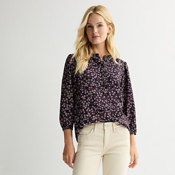 Women's Sonoma Goods For Life® Feminine Button-Up Blouse