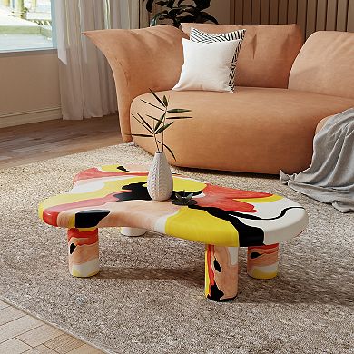 Irregular Coffee Table, Cartoon Cloud Indoor Cloud Shaped Table
