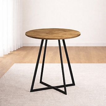 Lufeiya 31.5" Round Dining Table for 2 or 4 People