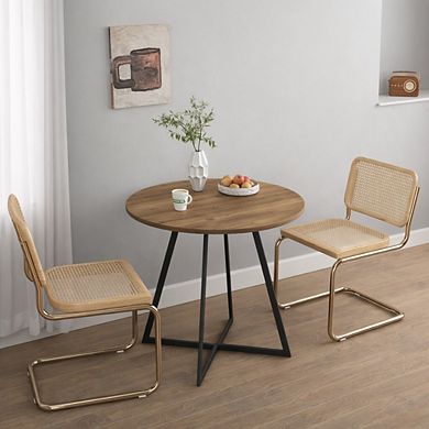 Lufeiya 31.5" Round Dining Table for 2 or 4 People