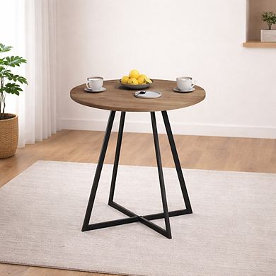 Lufeiya 31.5" Round Dining Table for 2 or 4 People