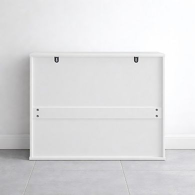 Lufeiya Kitchen Storage Cabinet with Double Doors, Adjustable Shelves