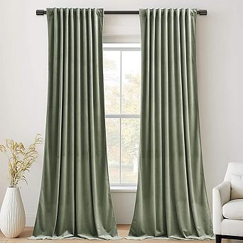 Thick Drapes for Bedroom and Living Room, Rustic Home Window Curtains