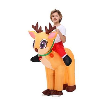 Kids Inflatable Reindeer Christmas Halloween Costume