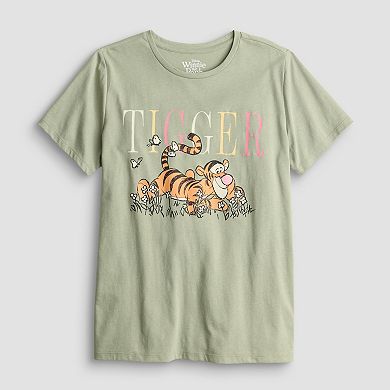 Women's Disney’s Winnie The Pooh Tigger Floral Graphic Tee