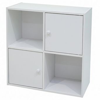 Kings Brand Furniture Charles Bookcase, White