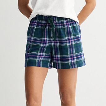 Women's Sonoma Goods For Life® Flannel Pajama Shorts