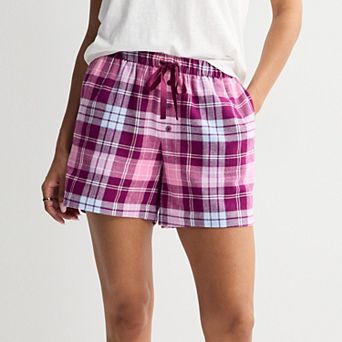 Women's Sonoma Goods For Life® Flannel Pajama Shorts