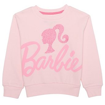 Girls 4-12 Jumping Beans® Barbie Graphic Pullover Crewneck Sweatshirt