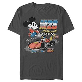 Men's Disney's Mickey Mouse Motorsports Graphic Tee