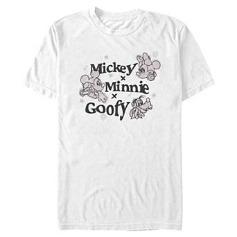 Men's Disney's Mickey X Minnie X Goofy Graphic Tee