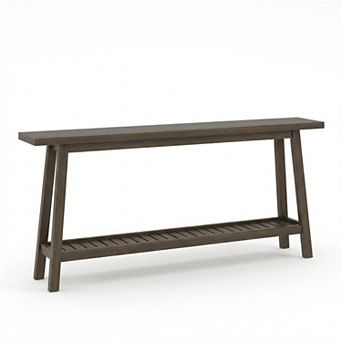 70.9" Extra Long Narrow Console Table - 2 tier Sofa Table Behind Couch for Hallway Entryway
